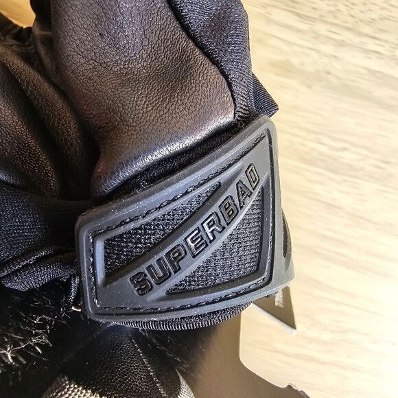 Nike Sideline Football Gloves Superbad Unisex Small S Black White Sheep Leather - Picture 3 of 10